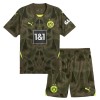 Officiële Voetbalshirt + Korte Broek Doelman Borussia Dortmund Uit 2024-25 - Kids